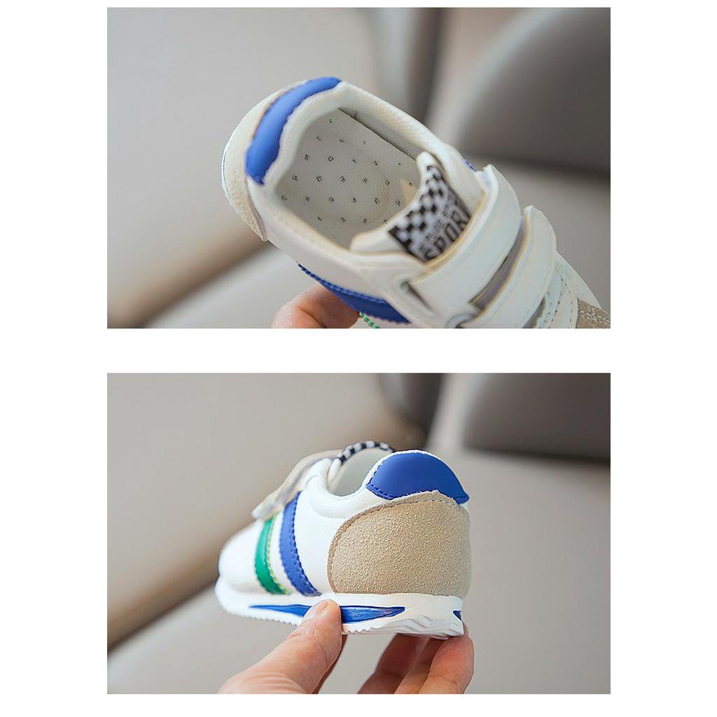 Giày thể thao đế mềm siêu nhẹ phong cách retro Hàn Quốc thời trang năng động cho bé size 21-30
