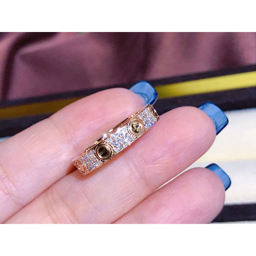 Nhẫn Cưới 3 Hàng 6MM Dành Cho Cặp Đôi