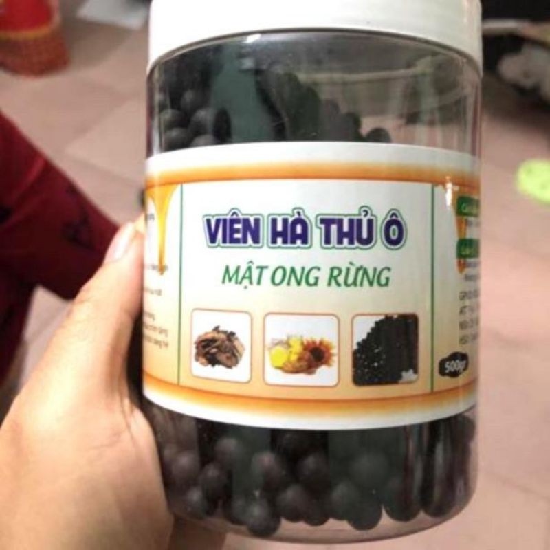 Hộp 500g hà thủ ô đỏ mật ong có tác dụng bổ máu, đẹp da, trị tóc bạc sớm