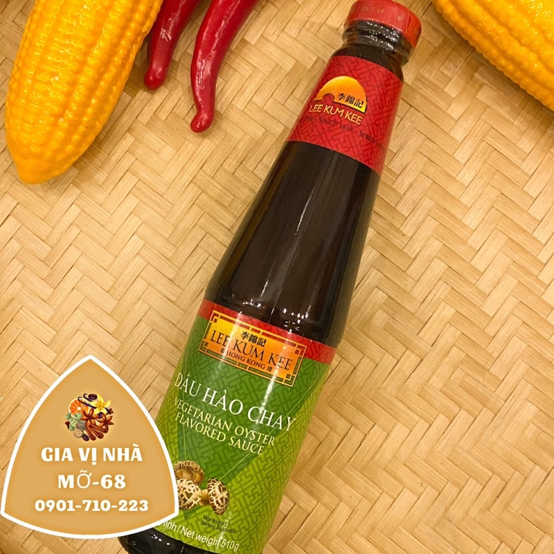 DẦU HÀO CHAY LEE KUM KEE -VEGETARIAN OYSTER FLAVOURED SAUCE 255GR-510GR