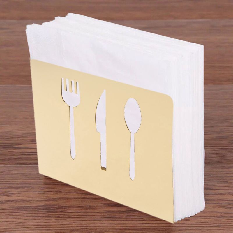 Giá Đỡ Khăn Ăn Bằng Thép Không Gỉ Trang Trí Bàn Tiệc
