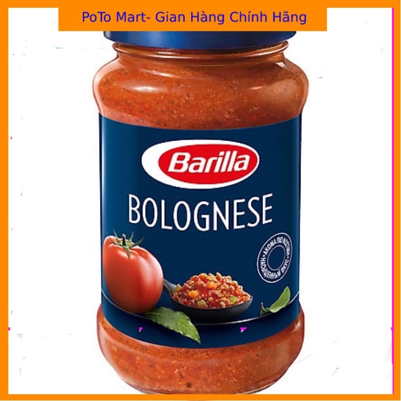 Sốt Mì Ý Spagheti Barilla Bolognese Vị Thịt Bò Băm 400g