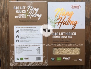 Gạo lứt hữu cơ 1kg