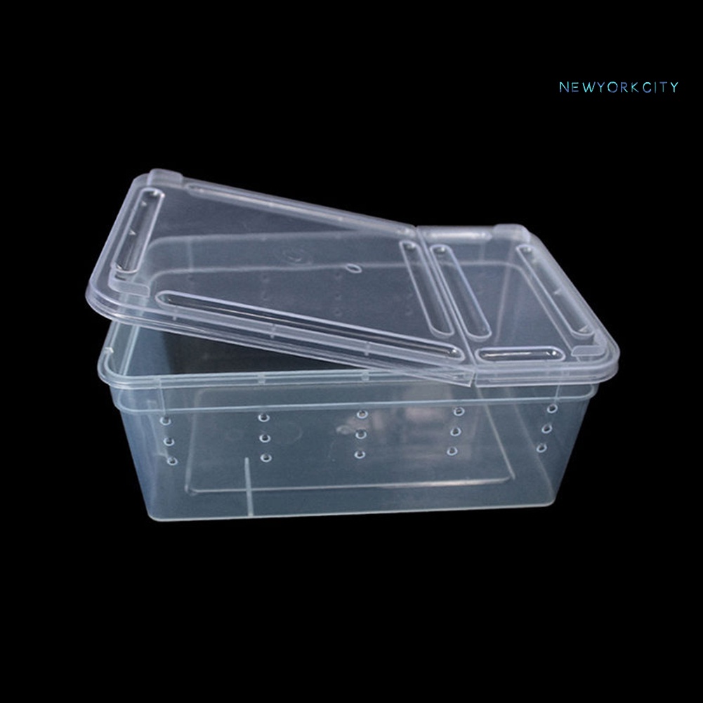 Hộp Đựng Thức Ăn Cho Thú Cưng Bò Sát Bằng Nhựa Trong Suốt Ốp