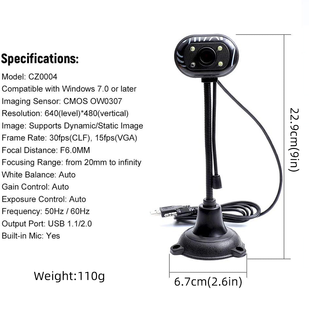Webcame 640x480 Hd Usb Có Mic Cho Máy Tính | BigBuy360 - bigbuy360.vn