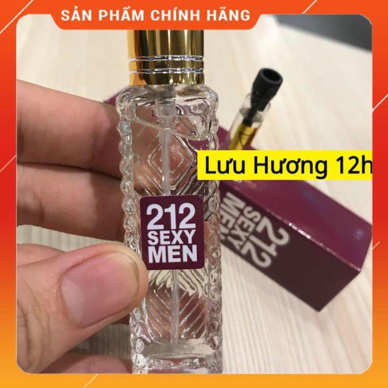 [FREE SHIP] Nước Hoa Nam Nữ Thơm Lâu 212 Sexy 20ml Parfum Mùi Ngọt Cực Thơm