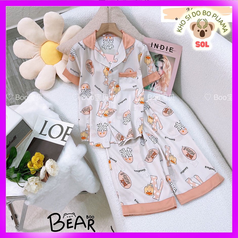 Đồ bộ pijama Mango Lửng - form 40-60kg