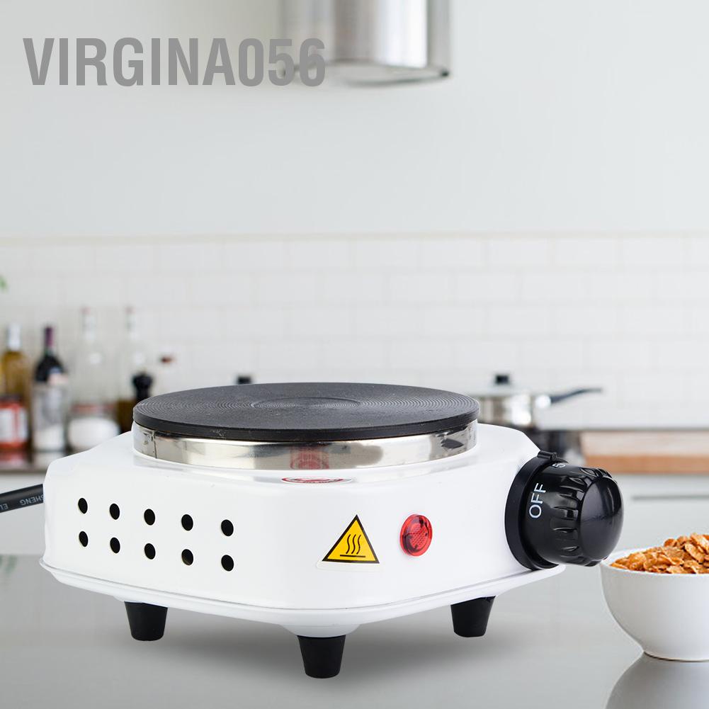 Virgina056 Bếp điện nhỏ 500W di động Máy sưởi gia đình đa chức năng