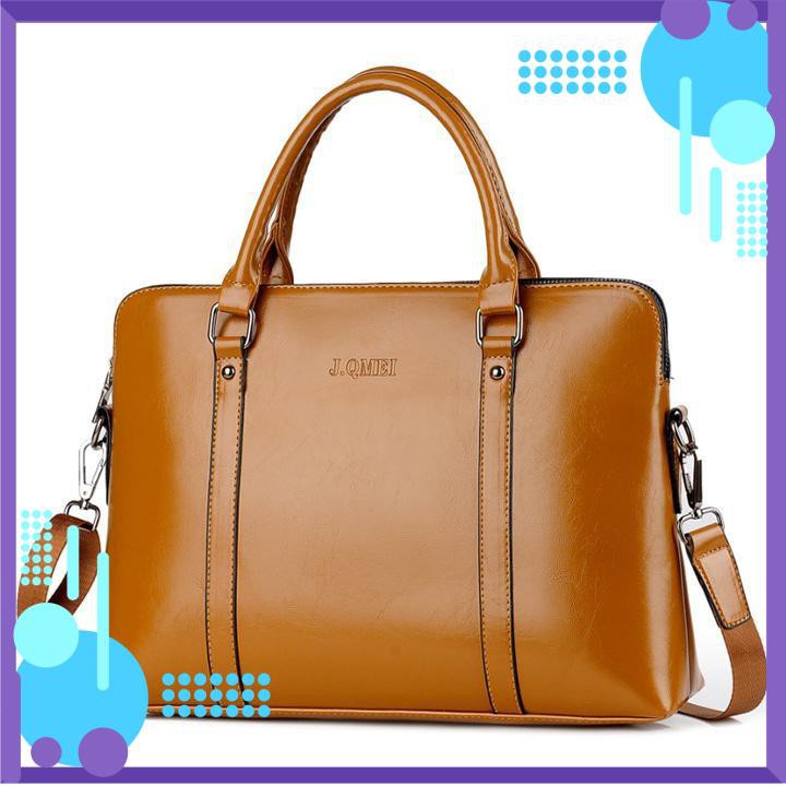 Mua ngay Túi đeo thời trang cao cấp J.QMEI da PU cho laptop,MacBook Oz81 [Giảm giá 5%]