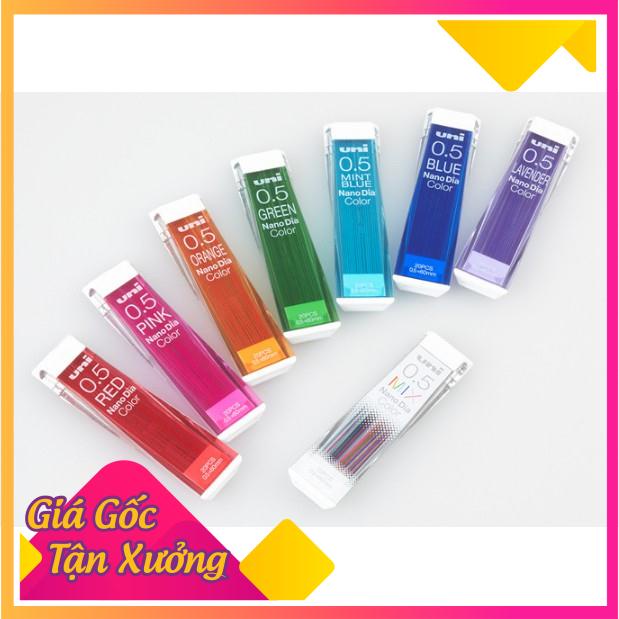 Ngòi Chì Kim Màu, Ruột Chì Màu 0.5mm Uni Nano Dia - MỘC XINH