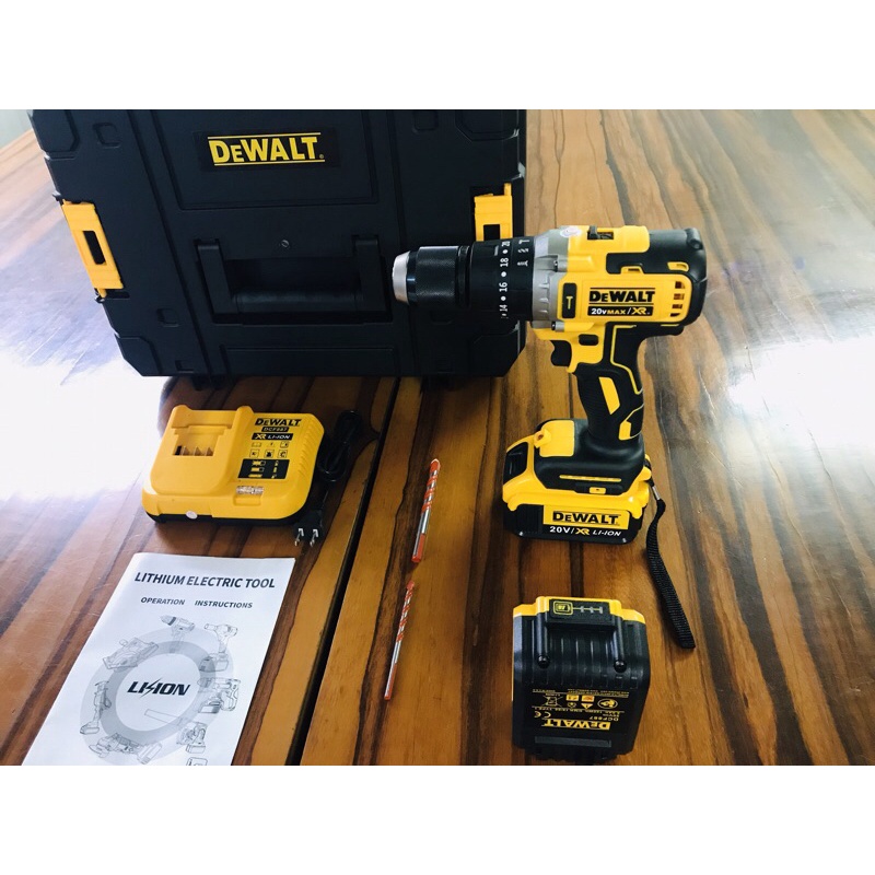 MÁY KHOAN PIN 20V DeWALT 13MM MÔ TƠ TỪ SIÊU MẠNH 2022 KO CHỔI THAN 3 CHỨC NĂNG NEW