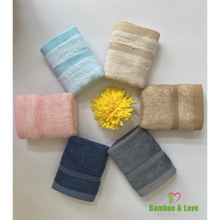 Khăn mặt sợi tre cao cấp Bamboo&love 30x50cm