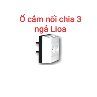 Mua Ổ cắm nối chia 3 ngả chân tròn Lioa ON3NC4