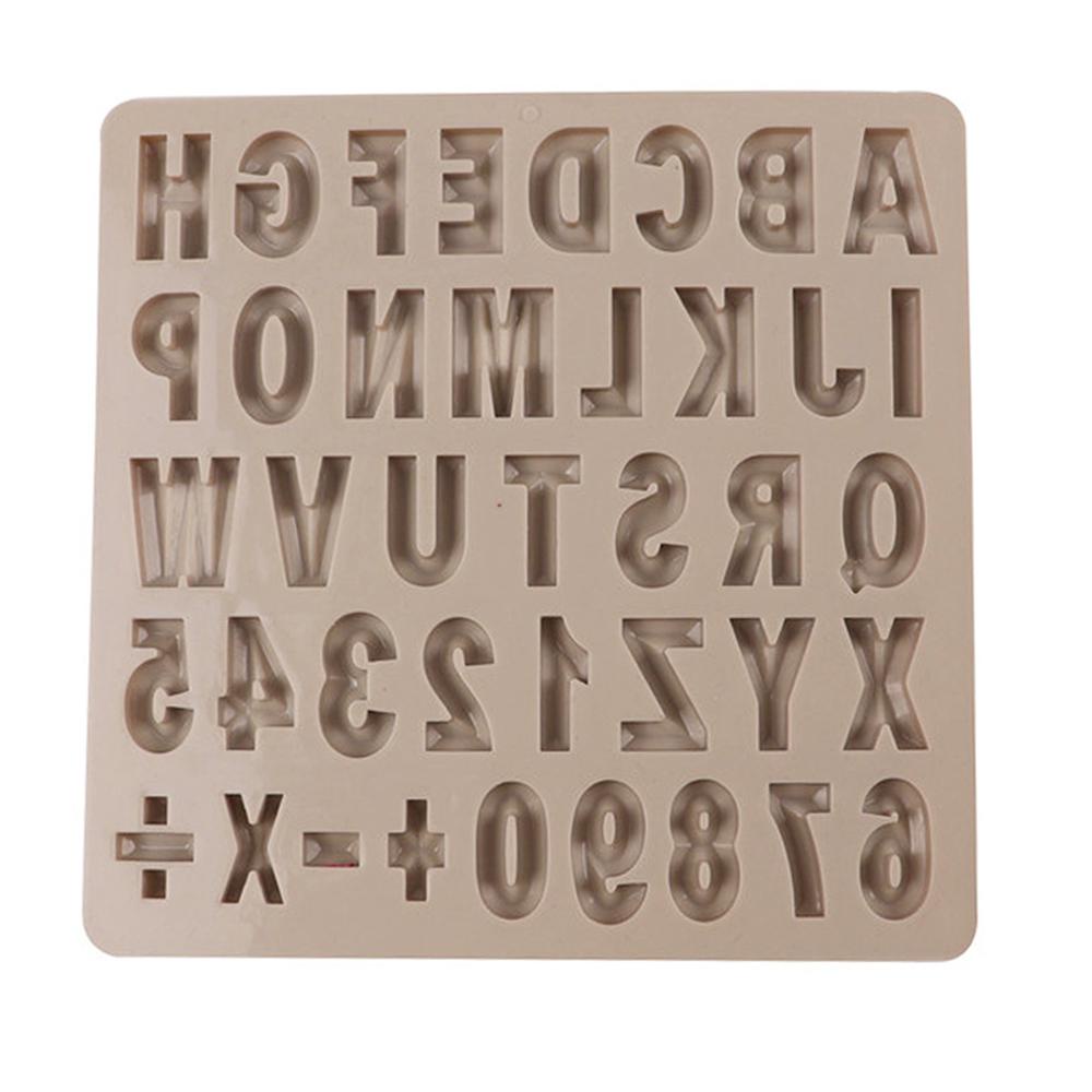 1 / 2 Khuôn Làm Bánh Kẹo Hình Chữ Cái
