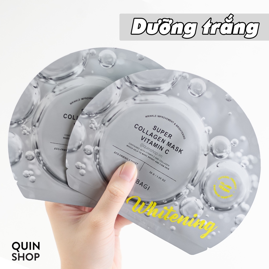 Mặt Nạ Giấy Sáng Da, Giảm Mụn, Chống Lão Hóa, Dưỡng Ẩm Banobagi Vita Genic Jelly, Stem Cell Vitamin, Super Collagen Mask
