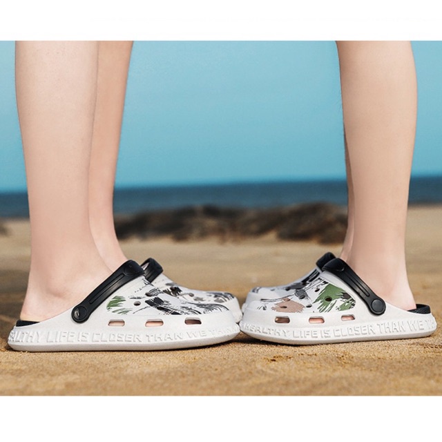 Dép sục Croc.s nam nữ siêu nhẹ siêu bền - Giày dép nhựa nam nữ đi mưa đi biển