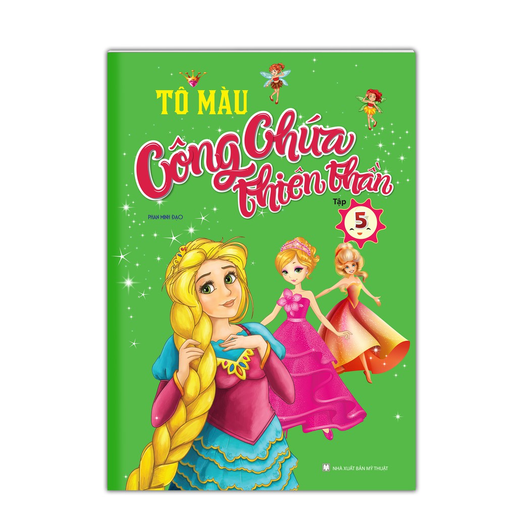 Sách - Tô màu công chúa thiên thần: tập 5