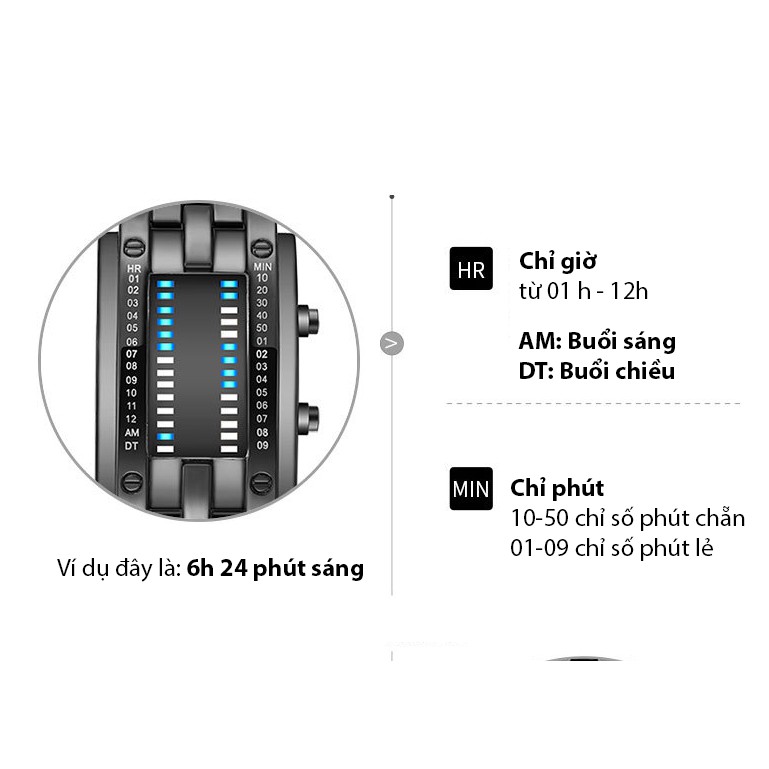 ĐỒNG HỒ nam điện tử Đèn LED thời trang mới