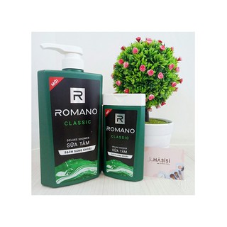 Sữa Tắm ROMANO - Classic Deluxe Shower 650g (Kèm KM - Sản phẩm KM thay đổi theo chương trình của cty))