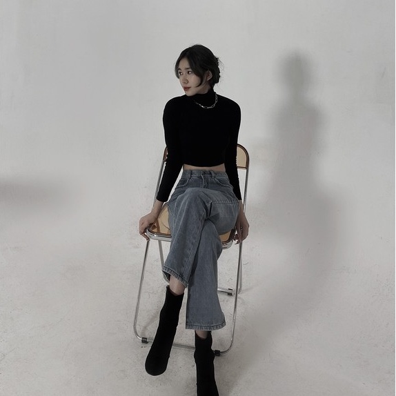 Quần jean nữ ,quần bò BAGGY ống suông đứng hottreed 2021 | BigBuy360 - bigbuy360.vn