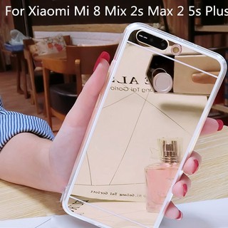 For Xiaomi Mi 8 5 Mix 2s Max 2 5s Plus 6x Pocophone F1 Mirror TPU Phone Cover
