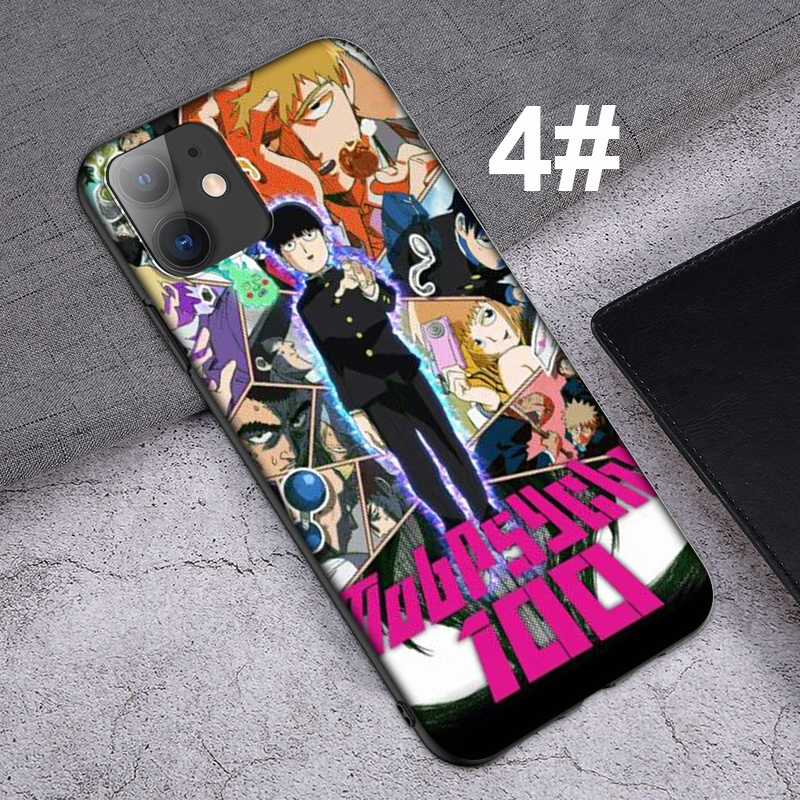 iPhone XR X Xs Max 7 8 6s 6 Plus 7+ 8+ 5 5s SE 2020 Casing Soft Case 89LU Mob Psycho 100 Anime mobile phone case