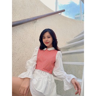 Áo sơ mi nối Nicole SODA POP