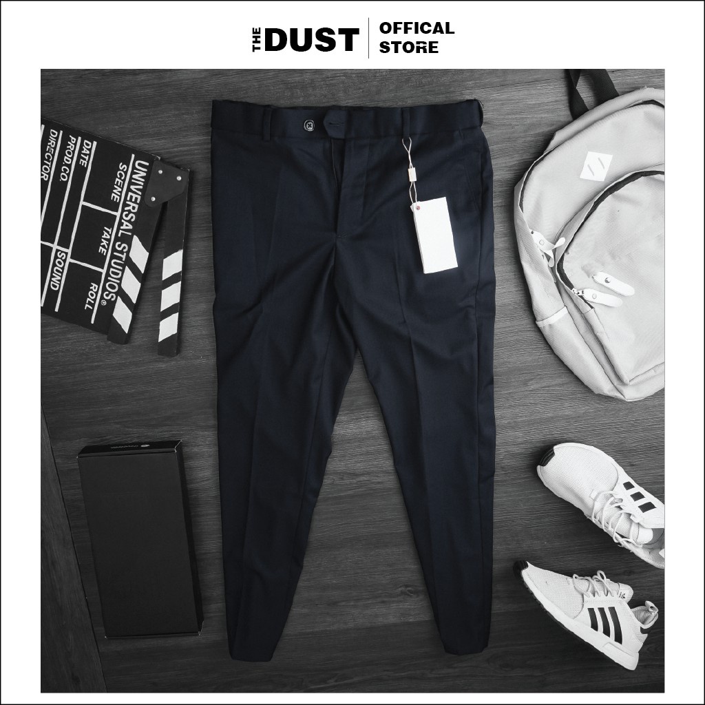 Quần âu nam công sở - form slim fit - chất liệu vải wool cao cấp không bai không xù có cạp chun ẩn co giãn LCT -THE DUST