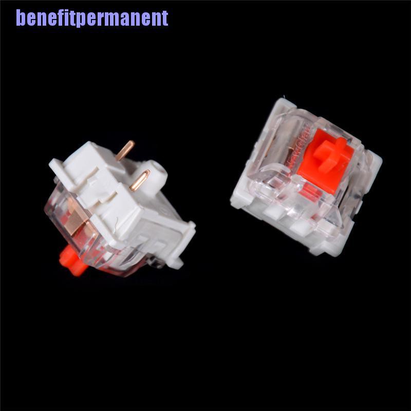 Benefitpermanent✹★ Set 10 Công Tắc Bàn Phím Cơ Màu Đỏ Chuyên Dụng Cho Cherry Mx