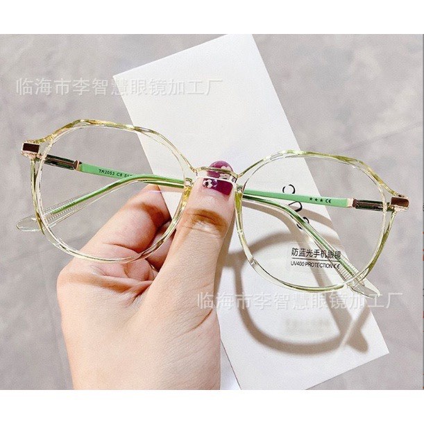 Kính Giả Cận Thời Trang Mắt Tròn Chống Tia UV Phong Cách Hàn Quốc giá rẻ đẹp hottrend Bảo Hành 12 Tháng