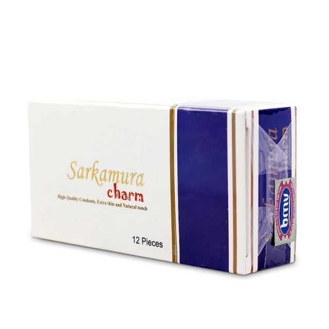 Bao cao su Sakamura siêu mỏng có hạt li ti (hộp 12 chiếc)