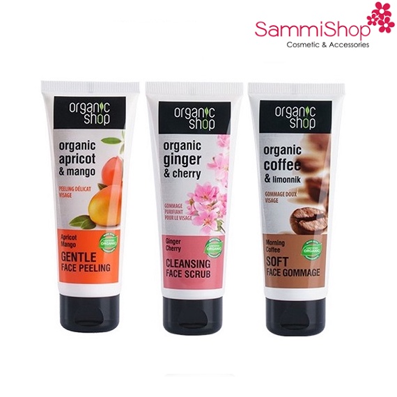 Organic Shop Tẩy da chết mặt 75ml