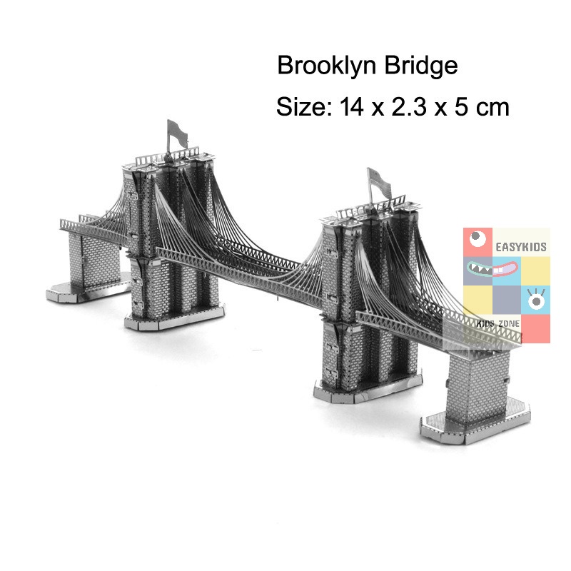 Mô Hình 3D Kim Loại Tự Lắp Ráp Công Trình Kiến Trúc Thế Giới