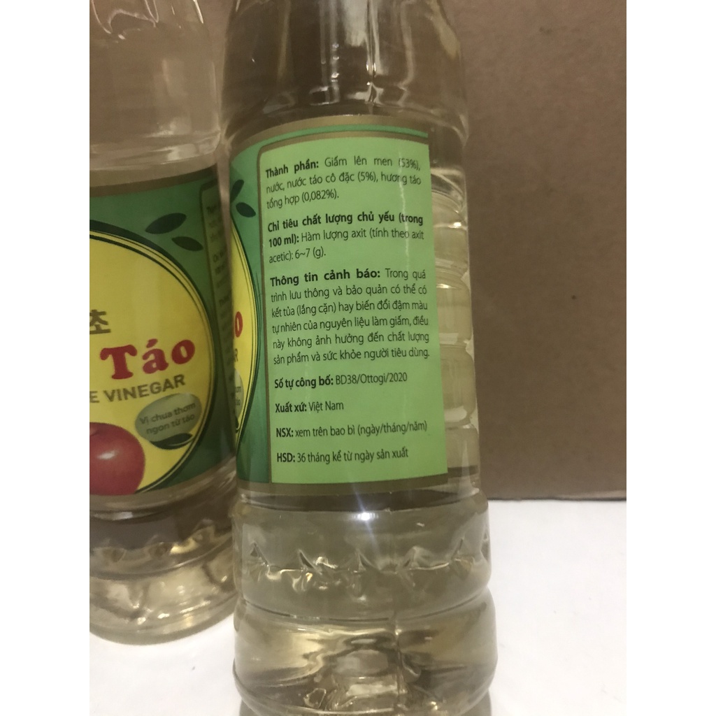 Dấm táo OTTOGI CHAI 250ML