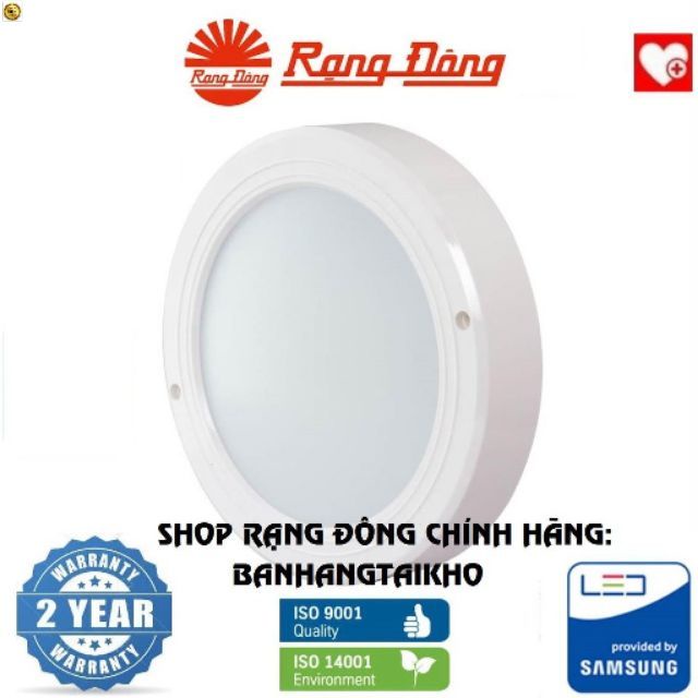 💥Chính Hãng💥 Đèn LED Ốp trần Rạng Đông 9W Փ160 cảm biến RADAR, D LN05L 160/9W - RAD 💥Hàng Công ty💥