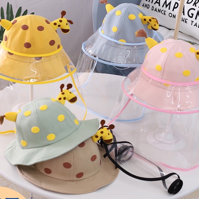 Mũ Chắn Chống Giọt Bắn Cho Bé, Mũ Chống Dịch, Chống Nắng Trong Suốt Bảo Vệ Trẻ Em (TẤM CHẮN BÁN RỜI)