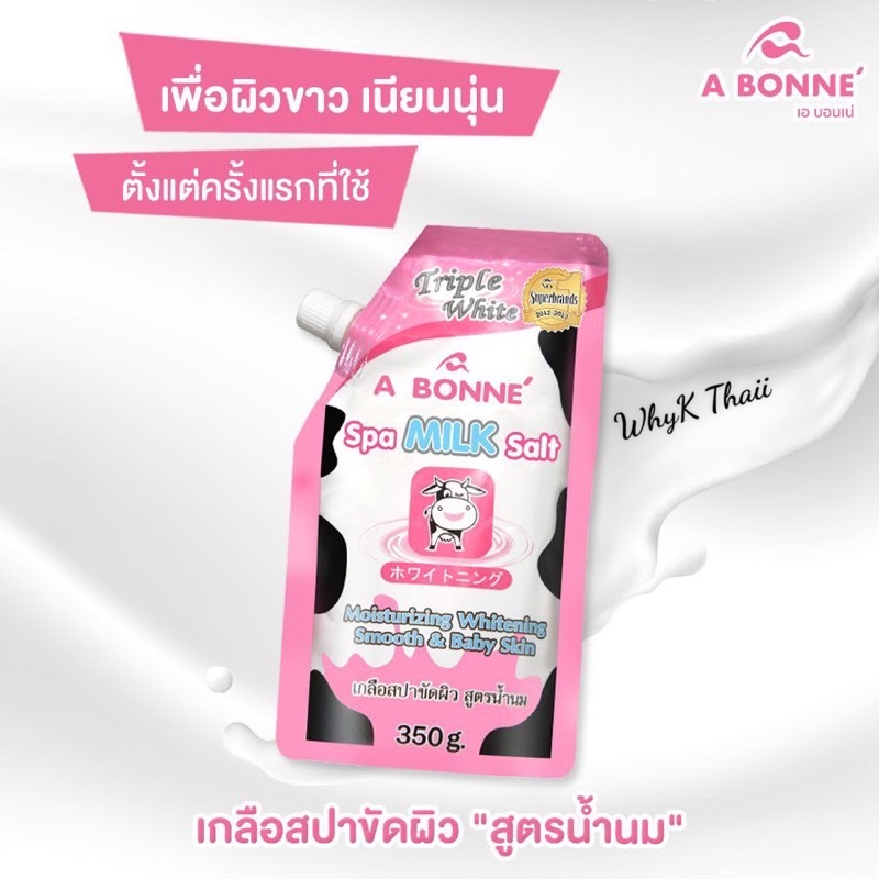 Muối Tắm Sữa Bò Tẩy Tế Bào Chết A Bonne Spa Milk Salt Thái Lan 350gr Phú Nhuận