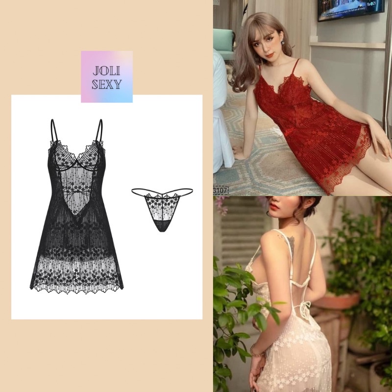 Váy ngủ lụa cao cấp J751