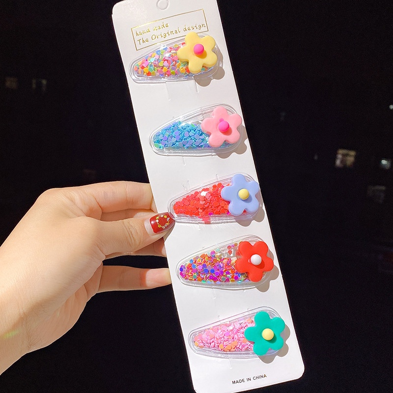 Dễ Thương Kẹp Tóc Mái Xinh Xắn Đáng Yêu Cho Bé Gái