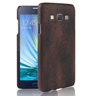 Ốp lưng da vân gỗ chống trầy cho Samsung Galaxy A5 2015