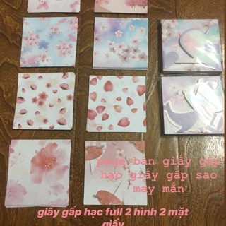 Combo giấy gấp sao+ hạc