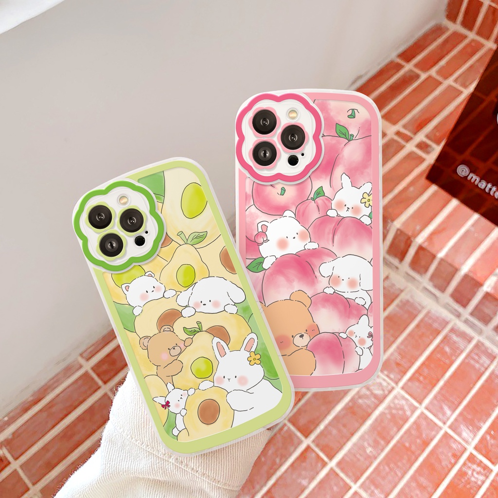 Ốp lưng iphone camera hoa fruit rabbit 6/6plus/6s/6splus/7/7plus/8/8plus/x/xs/11/12/13/14/pro/max/promax/plus/shin/case