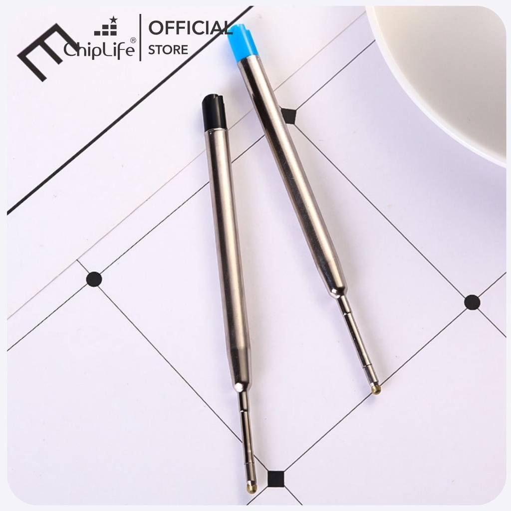 Ruột bút ký CHIPLIFE 0.7mm mực xanh - đen NB070