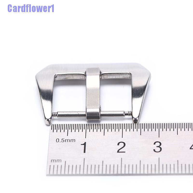 Dây Đeo Đồng Hồ Bằng Thép Không Gỉ Màu Đen / Bạc 20 / 22