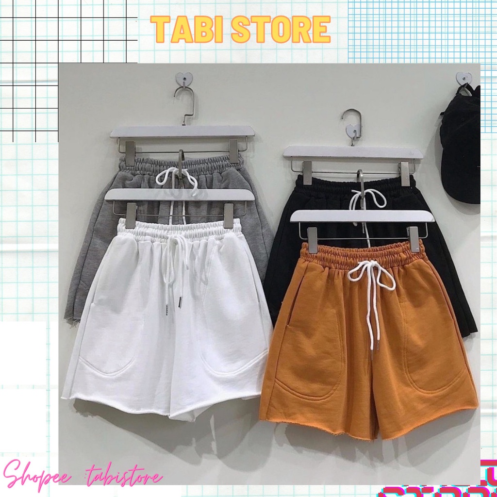 Quần short đùi vải trơn dưới 55kg tabistore - Quần đùi toshi