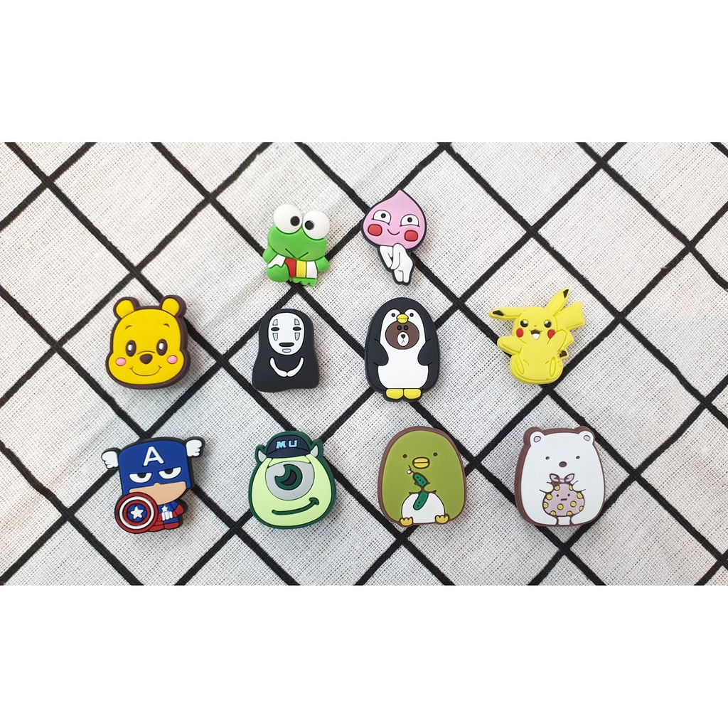 Combo 5/10 Sticker 2D Jibbizt gắn dép CROCS. Tự do chọn mẫu