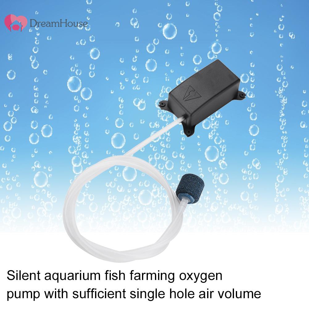 ☀Ultra Low Noise Fish Tank Rubber Oxygen Pump Mini Single Outlet Air Pump