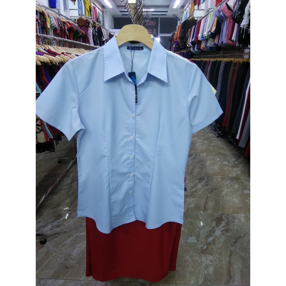 Áo sơ mi công sở tay ngắn hàng cao cấp form nhỏ