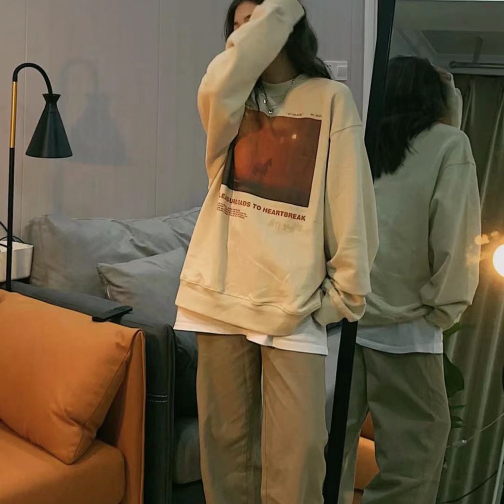 Áo Khoác Nữ Dài Tay Form Rộng Thời Trang Hàn