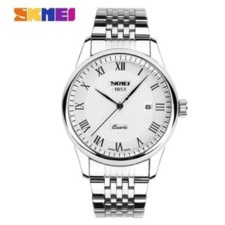 Đồng hồ nam SKMEI dây kim loại màu trắng